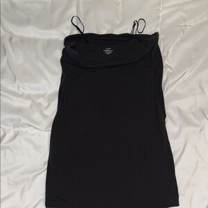 SKIMS Black Maxi Dress